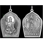 990 Pure Silver Ksitigarbha Bodhisattva Pendant